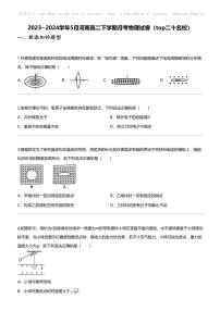 2023_2024学年5月河南高二下学期月考物理试卷（top二十名校）