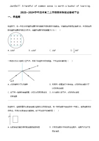 2023_2024学年贵州高二上学期期末物理试卷咸宁县