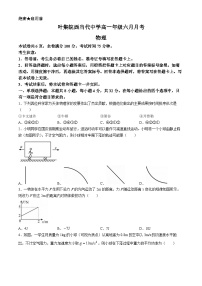 安徽省六安市叶集区叶集皖西当代中学2023-2024学年高一下学期6月月考物理试题