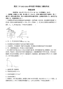 湖北省武汉市第二中学2024届高三下学期模拟考试物理试题（Word版附答案）