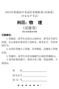 2024年湖南省高二下学期学业水平考试物理试题（含答案）