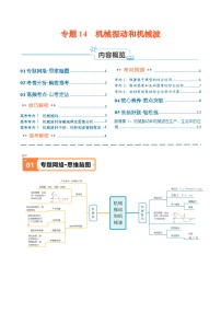 专题14  机械振动和机械波（讲义）原卷版-【高频考点解密】2024年高考物理二轮复习高频考点追踪与预测（江苏专用）