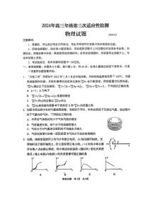 山东省青岛市2024届高三年级第三次适应性检测考试(青岛三模)物理试题卷+答案