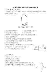 2024届福建省福州第一中学高三下学期高考模拟物理试卷