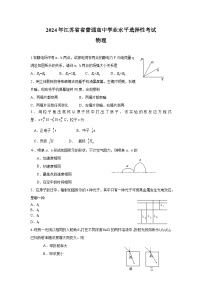 2024年高考江苏卷物理真题(无答案)