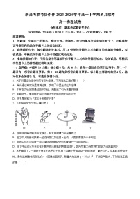 湖北省新高考联考协作体2023-2024学年高一下学期5月联考物理试题（Word版附解析）