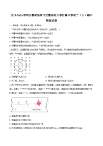 2023-2024学年安徽省芜湖市安徽师范大学附属中学高二（下）期中物理试卷（含解析）