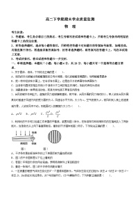 河南省濮阳市2023-2024学年高二下学期6月期末学业质量监测物理试题（含答案）