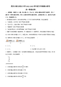 湖北省武汉市部分重点中学2022-2023学年高一下学期期末联考物理试题