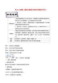 高考物理一轮复习10.1磁场--磁场及磁场对通电导线的作用力(原卷版+解析)