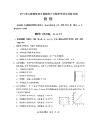 四川省大数据学考大联盟2023-2024学年高二下学期期末模拟质量检测物理试题