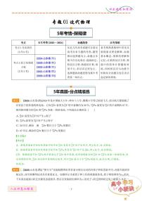 近代物理--5年高考1年模拟物理真题分类汇编