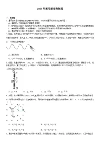 2024年湖南高考物理真题试题（原卷版+含解析）