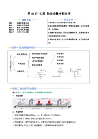 第08讲 实验 验证动量守恒定律（原卷版+解析版）（自主预习） 2024年新高二物理暑假提升精品讲义（人教版2019）