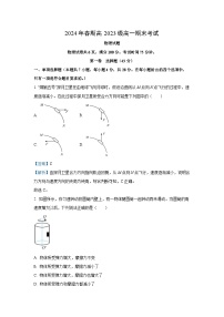 [物理]四川省泸州市龙马潭区2023-2024学年高一下学期6月期末试题（解析版）