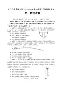 湖北武汉市常青联合体2024年高一下学期期末考试物理试卷