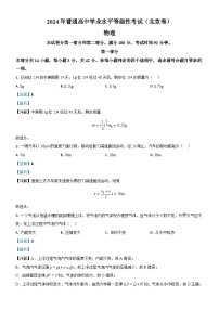 2024年高考真题——物理（北京卷）试卷（Word版附解析）