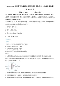 2024武汉新洲区高二下学期6月期末联考物理试题含解析