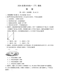 北京市大兴区2023-2024学年高一下学期期末物理试卷