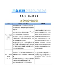 专题18静电场的能量-三年（2022-2024）高考物理真题分类汇编（全国通用）