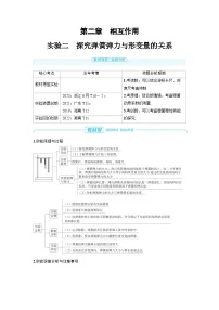 2025年高考物理一轮复习讲义学案 第二章　相互作用 实验二　探究弹簧弹力与形变量的关系
