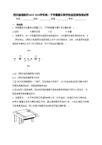 四川省德阳市2023-2024学年高一下学期期末教学质量监测物理试卷(含答案)