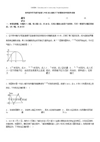 [物理]贵州省毕节市威宁县第八中学2024届高三下学期物理冲刺联考试卷