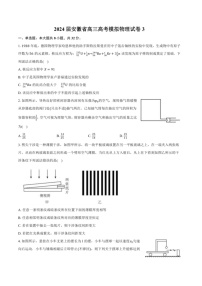 [物理]2024届安徽省定远县重点中学高三高考模拟物理试卷3(有解析)