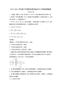 [物理][期末]湖北省武汉市新洲区2023-2024学年高二下学期6月期末试题(解析版)