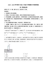 广西南宁市2023-2024学年高二下学期期末考试物理试题（Word版附解析）