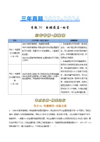 专题30电磁感应+动量-【三年（2022-2024）高考物理真题分类汇编（全国通用）