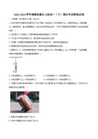 2024湖南省雅礼七校高一下学期期末考试物理试卷含解析