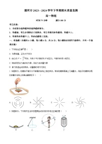 河南省漯河市2023-2024学年高一下学期期末考试物理试卷（Word版附解析）