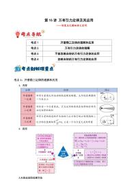 第15讲 万有引力定律及其应用（含答案） 备战2025年高考物理一轮复习讲义（新高考通用）