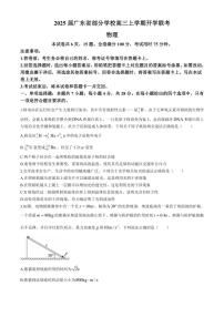 [物理]2025届广东省部分学校高三上学期开学联考物理试卷(有答案)