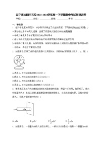 辽宁省沈阳市五校2023-2024学年高一下学期期中考试物理试卷(含答案)