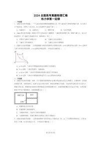 [物理]2024全国高考真题物理真题分类汇编：热力学第一定律