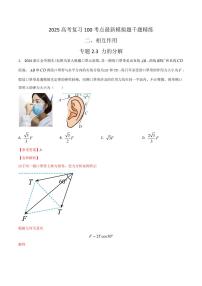 2.4力的分解（含答案） 2025年高考物理100考点千题精练（新高考通用）