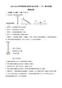 陕西省宝鸡市金台区2023-2024学年高一下学期期末检测物理试卷（原卷版+解析版）