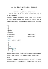 [物理]甘肃省平凉市某校2023_2024学年高三下学期模拟考试试题(解析版)