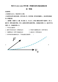 新疆喀什地区2023-2024学年高一下学期期中考试物理试卷（原卷版+解析版）