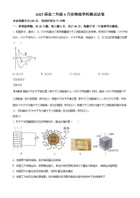 江苏省海门中学、淮阴中学、金陵中学、天一中学2023-2024学年高二下学期期末物理试卷（解析版）