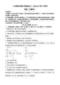 安徽省十五校教育集团鄂豫皖五十三校2024-2025学年高三上学期8月联考物理试题（原卷版+解析版）