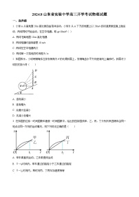 山东省实验中学2024-2025学年高三上学期8月开学考试物理试题（原卷版）