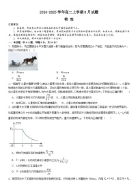 河南省许昌高级中学2024-2025学年高二上学期8月月考物理试卷（Word版附解析）