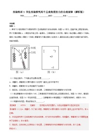 实验特训3 探究两个互成角度的力的合成规律（解析版）-2025高考物理一轮新题型综合特训（上海专用）