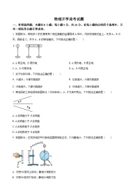 山东省济宁市微山县第一中学2024-2025学年高二上学期开学迎考物理试题（原卷版+解析版）