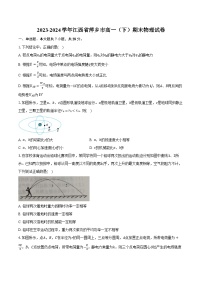 2023-2024学年江西省萍乡市高一（下）期末物理试卷（含答案）