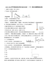 2023-2024学年陕西省宝鸡市金台区高一（下）期末检测物理试卷（含答案）