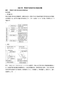 新高考物理一轮专题复习与训练十四  带电粒子在电场中的力电综合问题（2份打包，原卷版+教师版）